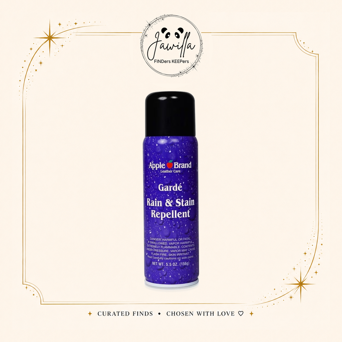 APPLE GARDE RAIN AND STAIN REPELLENT SPRAY*RESTOCK SOON*
