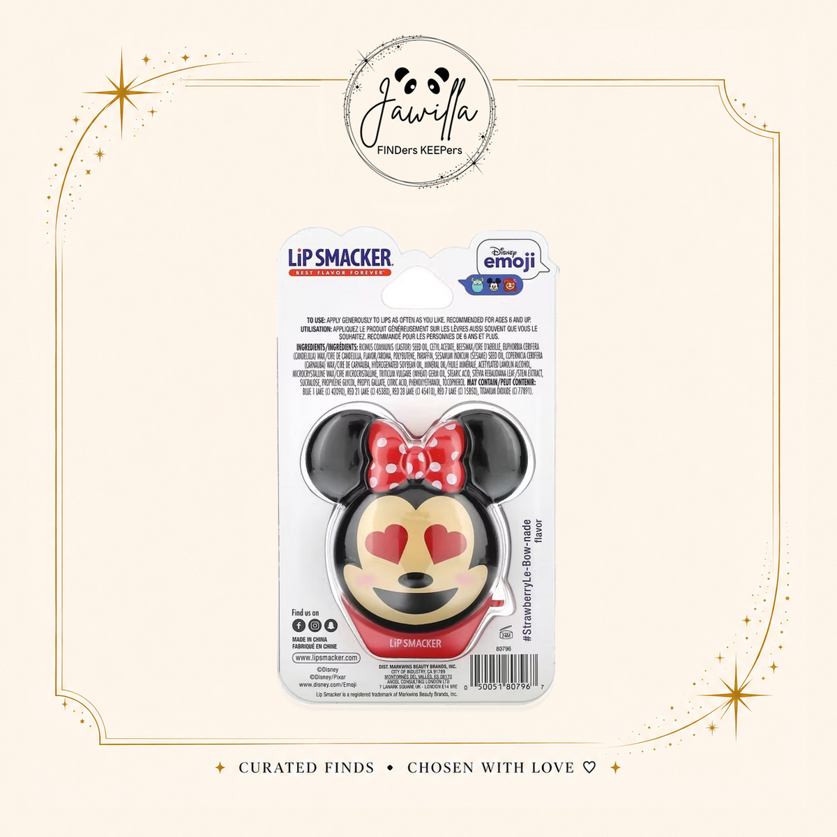LIP SMACKER DISNEY EOJI MINNIE MOUSE LIP BALM