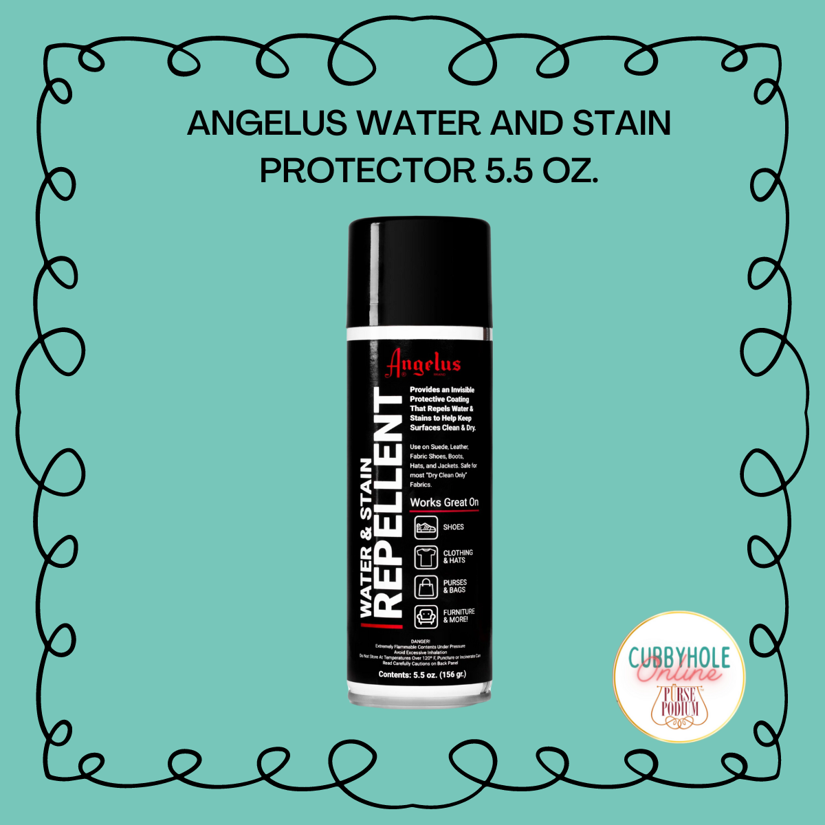 Angelus Repellente Per Acqua E Macchie: Spray Protettivo Invisibile Per Pelle, Camoscio, Gore-Tex E Tessuti, 5.5 Oz